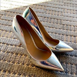 Aldo chrome reflective heels